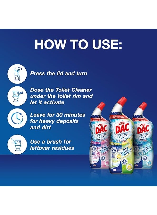 DAC Toilet Cleaner 750ml (Pack of 10) – Powerful Disinfectant & Fresh Hygiene Solution - Image 4